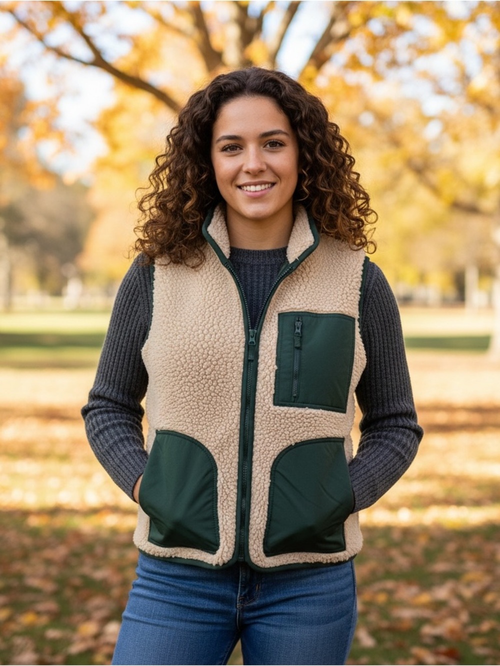 Outerknown Windrift Sherpa Vest Size Small